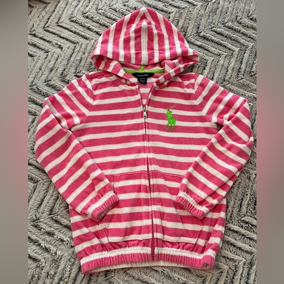 Girls Polo by Ralph Lauren Hoodie and Short set - Picture 2 of 8